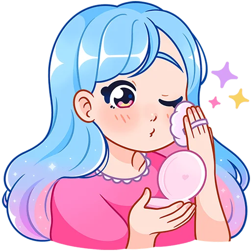 Стикер из набора @Premium_Stikers | Зимняя Долли Без Текста для Телеграм: Анимированные, Статические 💅