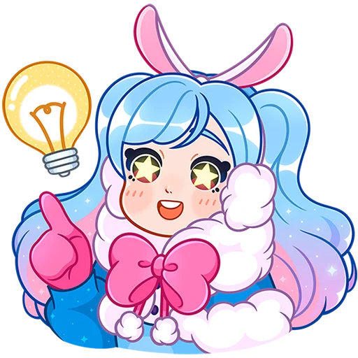 Стикер из набора @Premium_Stikers | Зимняя Долли Без Текста для Телеграм: Анимированные, Статические 💡