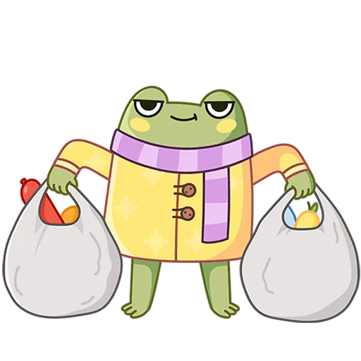 Стикер из набора @Premium_Stikers | Зимний Хоппер Без Текста для Телеграм: Анимированные, Статические 🛍