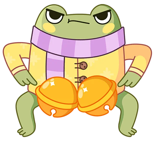 Стикер из набора @Premium_Stikers | Зимний Хоппер Без Текста для Телеграм: Анимированные, Статические 🤨