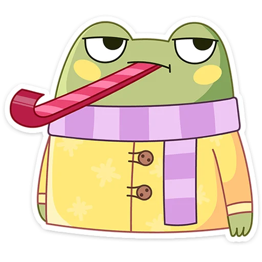 Стикер из набора Зимний Хоппер | @Premium_Stikers для Телеграм: Анимированные, Статические 🙄