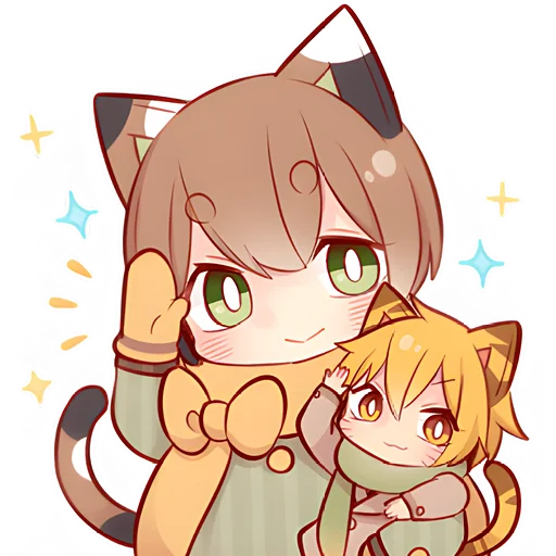 Стикер из набора Зимние котята @Nyasticks для Телеграм: Статические 🫡