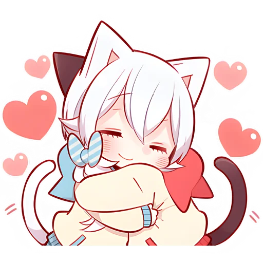 Стикер из набора Зимние котята @Nyasticks для Телеграм: Статические 🤗