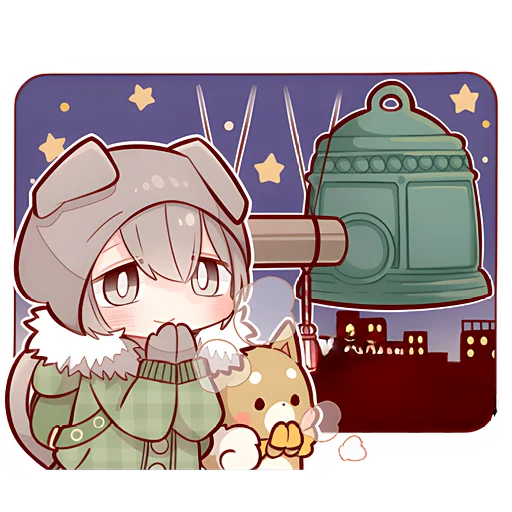 Стикер из набора Зимние котята @Nyasticks для Телеграм: Статические 🤭
