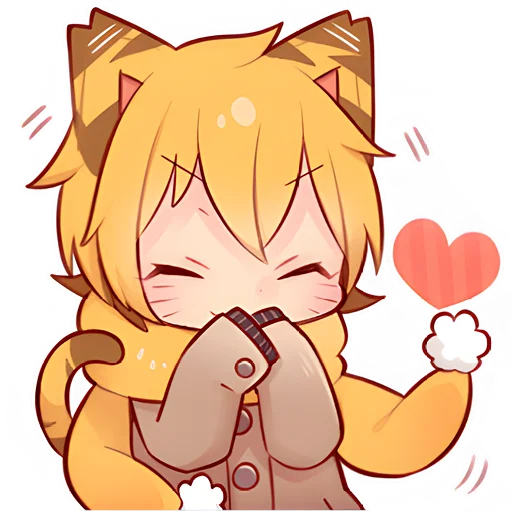 Стикер из набора Зимние котята @Nyasticks для Телеграм: Статические 🤗