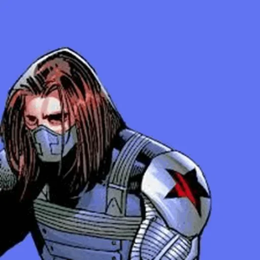 Стикер из набора Winter Soldier @stickersb2b для Телеграм: Статические 😟