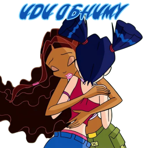 Стикер из набора Winx Meme Club для Телеграм: Статические 👐
