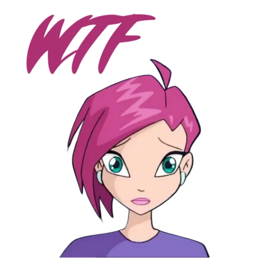 Стикер из набора Winx Meme Club для Телеграм: Статические ⁉