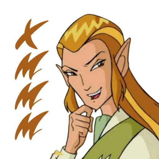 Стикер из набора Winx Meme Club для Телеграм: Статические 🤔