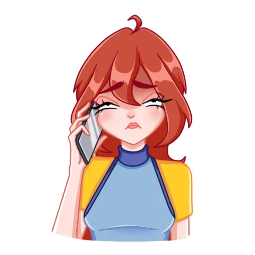 Стикер из набора Winx @stickersb2b для Телеграм: Статические 😕