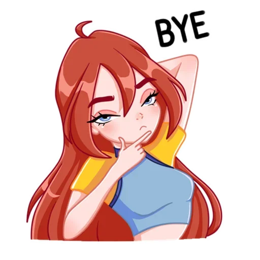 Стикер из набора Winx @stickersb2b для Телеграм: Статические 😡