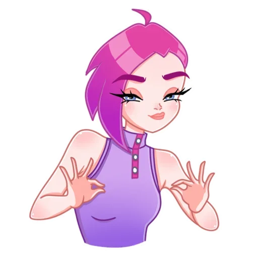 Стикер из набора Winx @stickersb2b для Телеграм: Статические 😟