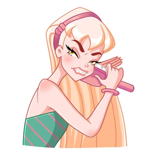 Стикер из набора Winx @stickersb2b для Телеграм: Статические 😫