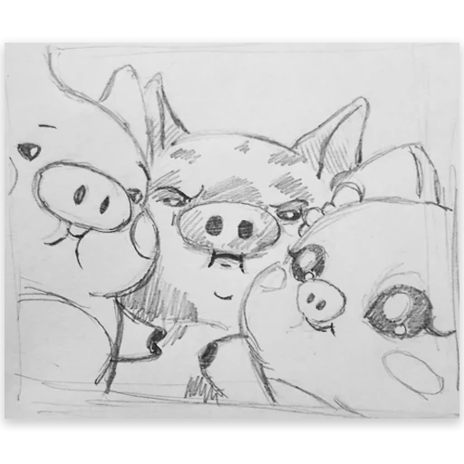 Стикер из набора Все стикеры в @Pig_and_friends / @Mari_Deinos "PigValeraWiP" для Телеграм: Статические 😍