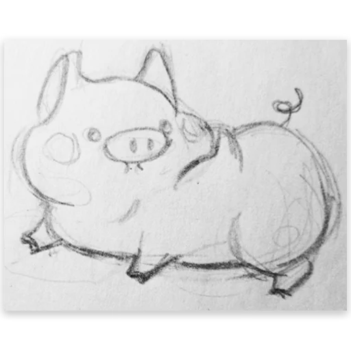 Стикер из набора Все стикеры в @Pig_and_friends / @Mari_Deinos "PigValeraWiP" для Телеграм: Статические 😳