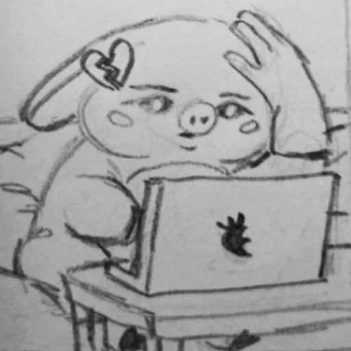 Стикер из набора Все стикеры в @Pig_and_friends / @Mari_Deinos "PigValeraWiP" для Телеграм: Статические 🤦♀️