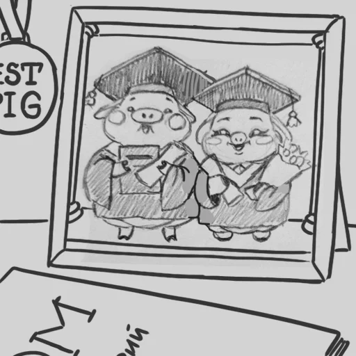 Стикер из набора Все стикеры в @Pig_and_friends / @Mari_Deinos "PigValeraWiP" для Телеграм: Статические 📸