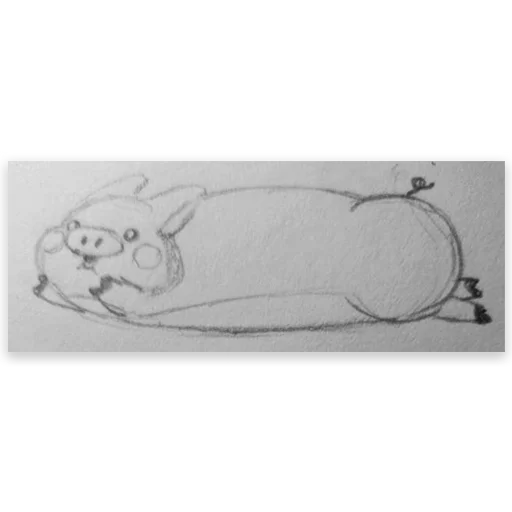 Стикер из набора Все стикеры в @Pig_and_friends / @Mari_Deinos "PigValeraWiP" для Телеграм: Статические 🐖