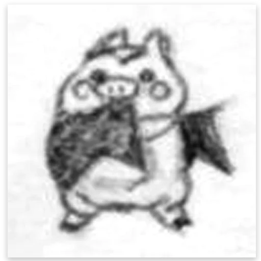 Стикер из набора Все стикеры в @Pig_and_friends / @Mari_Deinos "PigValeraWiP" для Телеграм: Статические 🧛♂️