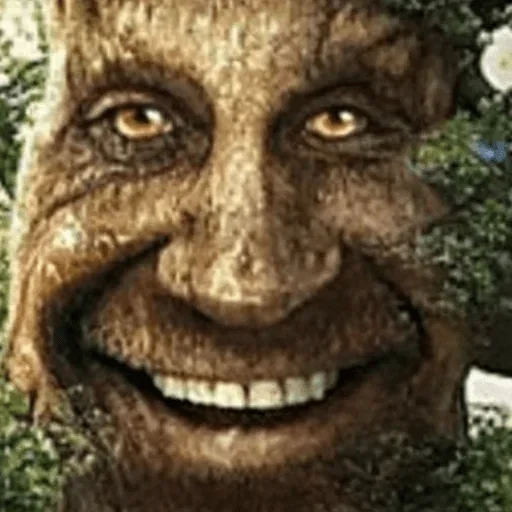 Стикер из набора [@tiktok4memes] Мудрое мистическое дерево для Телеграм: Статические 😁