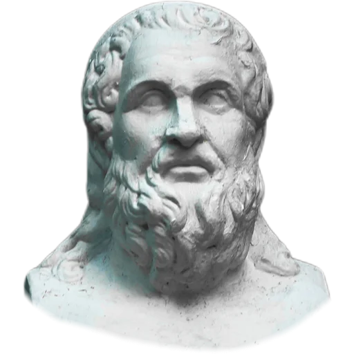 Стикер из набора Мудрые статуи @simplesticker для Телеграм: Статические 🧔♂️