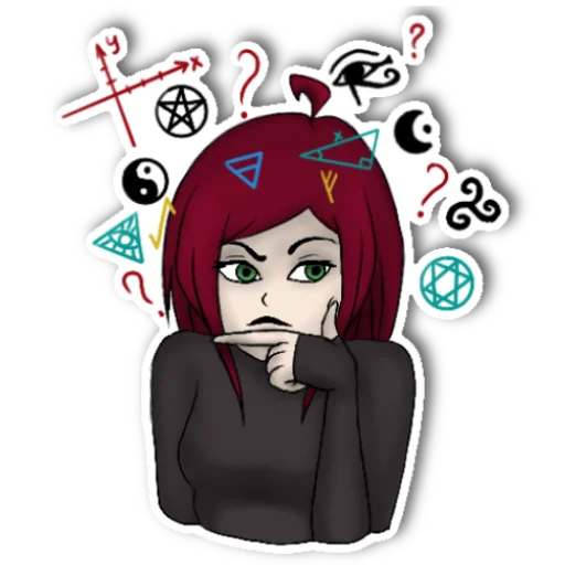 Стикер из набора WitchBitch для Телеграм: Статические 🤔