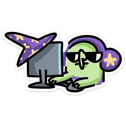 Стикер из набора Ведьма | @Premium_Stikers для Телеграм: Анимированные, Статические 👨💻