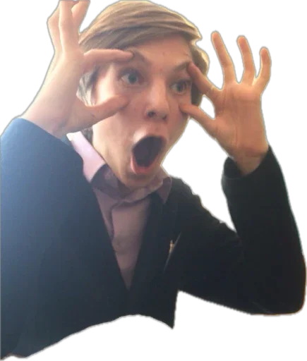 Стикер из набора Mayer pack для Телеграм: Статические 😱