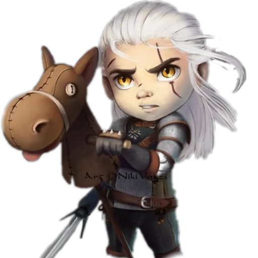 Стикер из набора Witcher для Телеграм: Статические 🐴