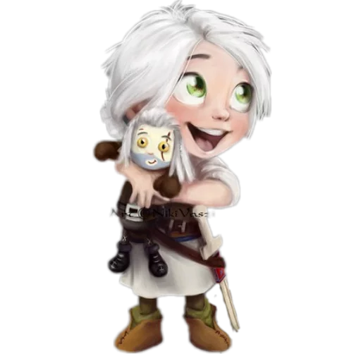 Стикер из набора Witcher для Телеграм: Статические 😃
