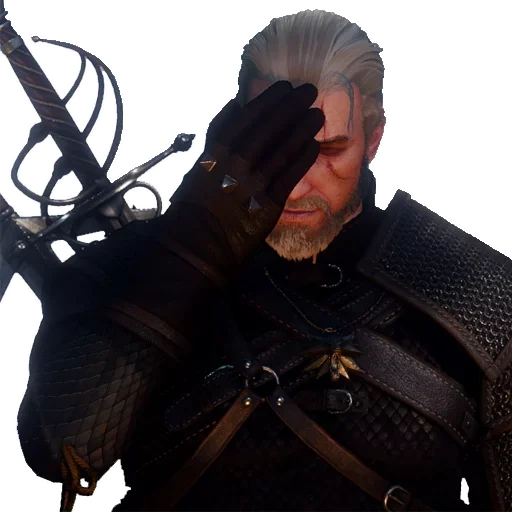 Стикер из набора WitcherBHSP Часть 1 @xBHSPx для Телеграм: Статические 😞
