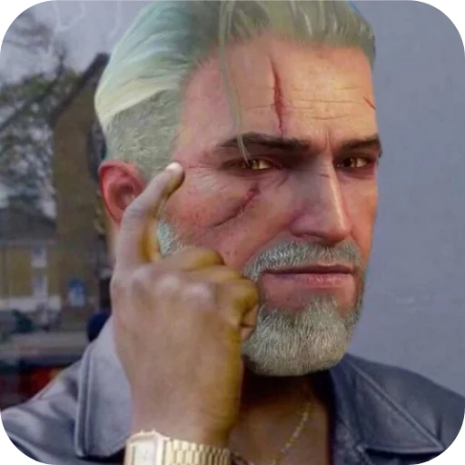 Стикер из набора WitcherBHSP Часть 1 @xBHSPx для Телеграм: Статические 🧐