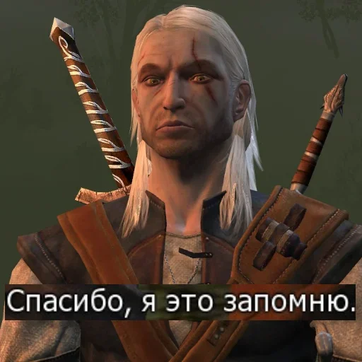 Стикер из набора WitcherBHSP Часть 1 @xBHSPx для Телеграм: Статические 🧠