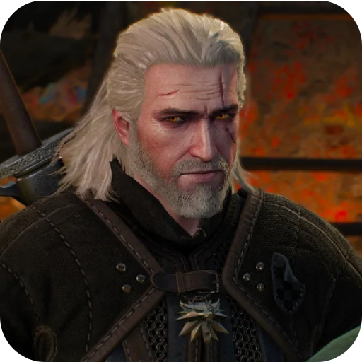 Стикер из набора WitcherBHSP Часть 1 @xBHSPx для Телеграм: Статические 😑