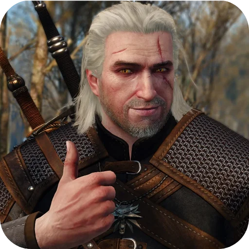Стикер из набора WitcherBHSP Часть 1 @xBHSPx для Телеграм: Статические 👍
