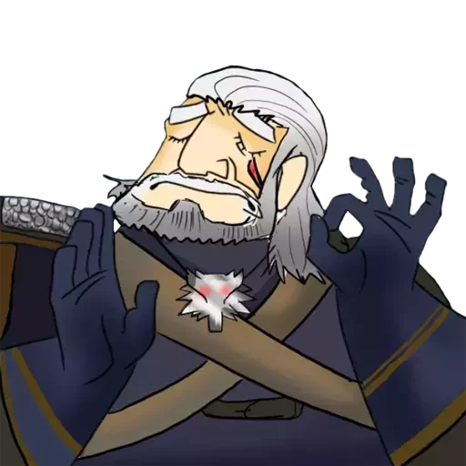 Стикер из набора WitcherBHSP Часть 1 @xBHSPx для Телеграм: Статические 👌