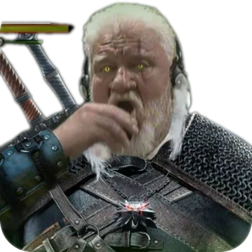Стикер из набора WitcherBHSP Часть 1 @xBHSPx для Телеграм: Статические 😤