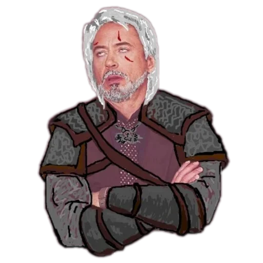Стикер из набора WitcherBHSP Часть 1 @xBHSPx для Телеграм: Статические 😒