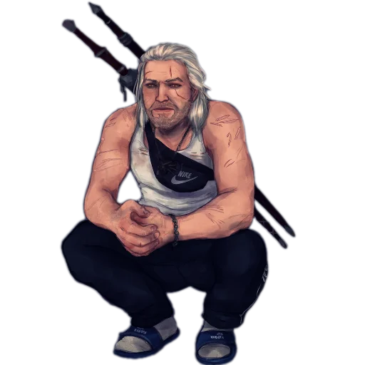 Стикер из набора WitcherBHSP Часть 1 @xBHSPx для Телеграм: Статические 💪