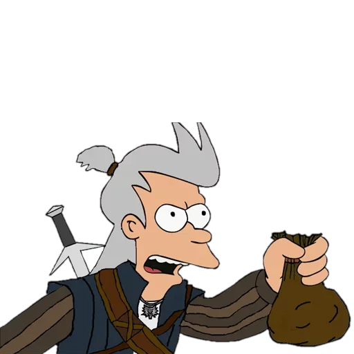Стикер из набора WitcherBHSP Часть 1 @xBHSPx для Телеграм: Статические 💰