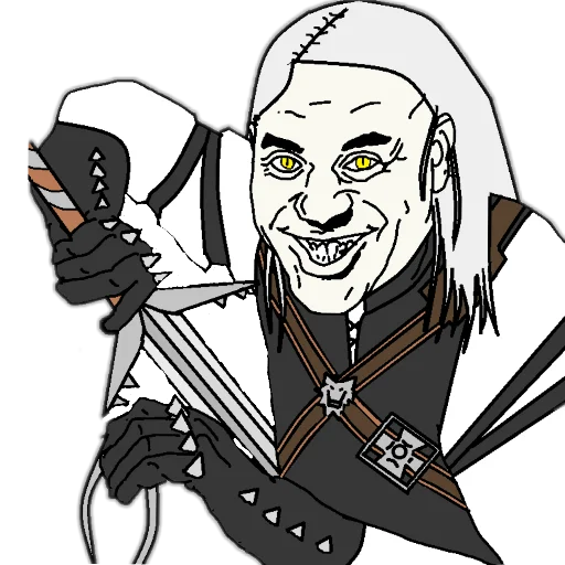 Стикер из набора WitcherBHSP Часть 1 @xBHSPx для Телеграм: Статические 😈