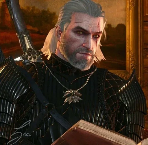 Стикер из набора WitcherBHSP Часть 1 @xBHSPx для Телеграм: Статические 😳