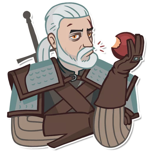Стикер из набора witcher_pack для Телеграм: Статические 🙄