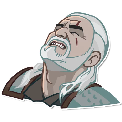 Стикер из набора witcher_pack для Телеграм: Статические 😬