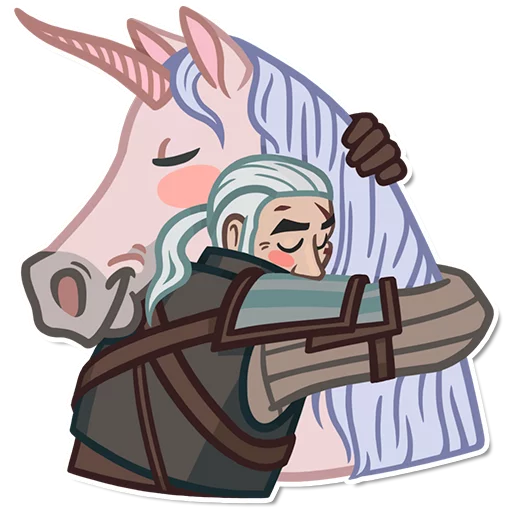 Стикер из набора witcher_pack для Телеграм: Статические 🦄