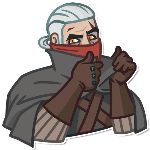 Стикер из набора witcher_pack для Телеграм: Статические 🌚