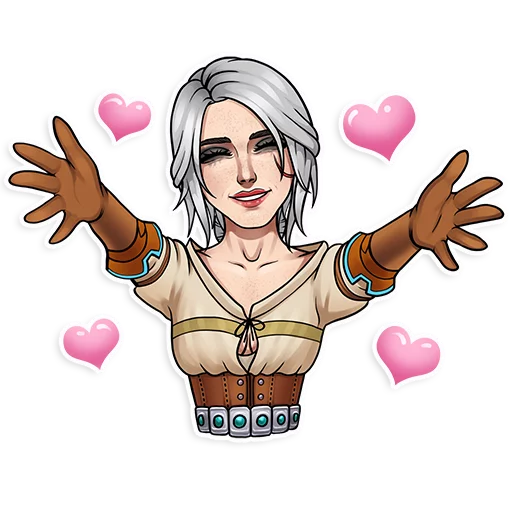 Стикер из набора Witcher для Телеграм: Статические 🤗