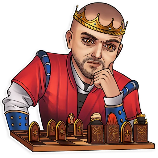 Стикер из набора Witcher для Телеграм: Статические 🤔