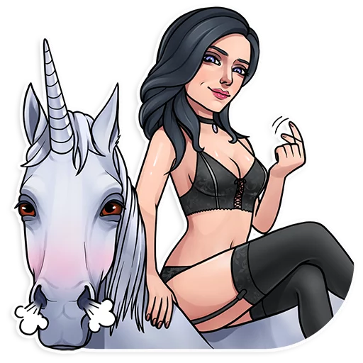 Стикер из набора Witcher для Телеграм: Статические 👙
