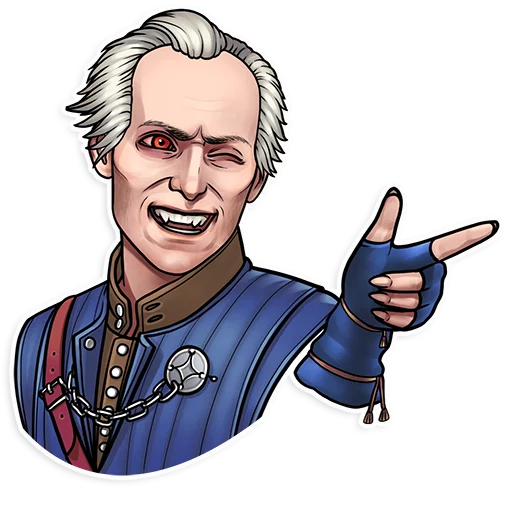 Стикер из набора Witcher для Телеграм: Статические 😉